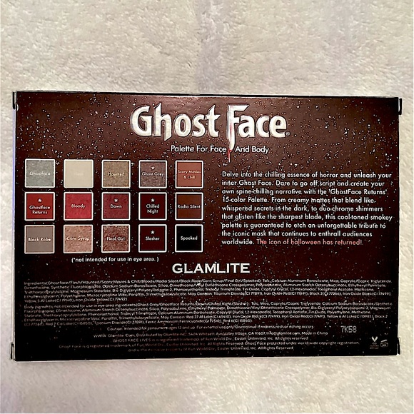 BNIB Glamlite GHOST FACE Face Makeup Set with PR Box - Picture 8 of 15